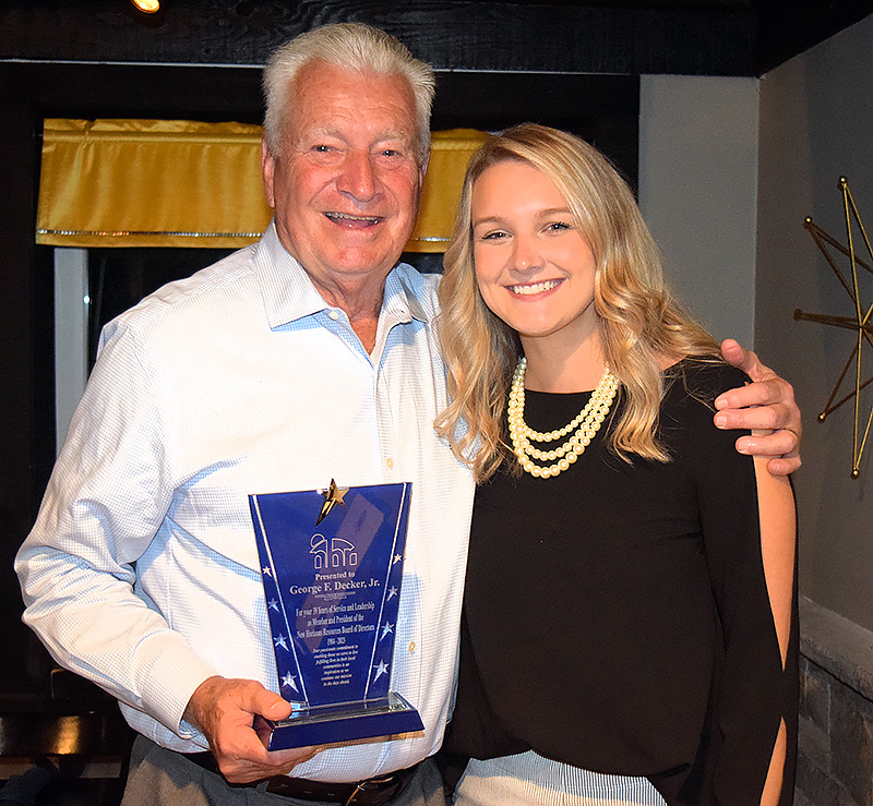 George Decker and his daughter Paige Decker.