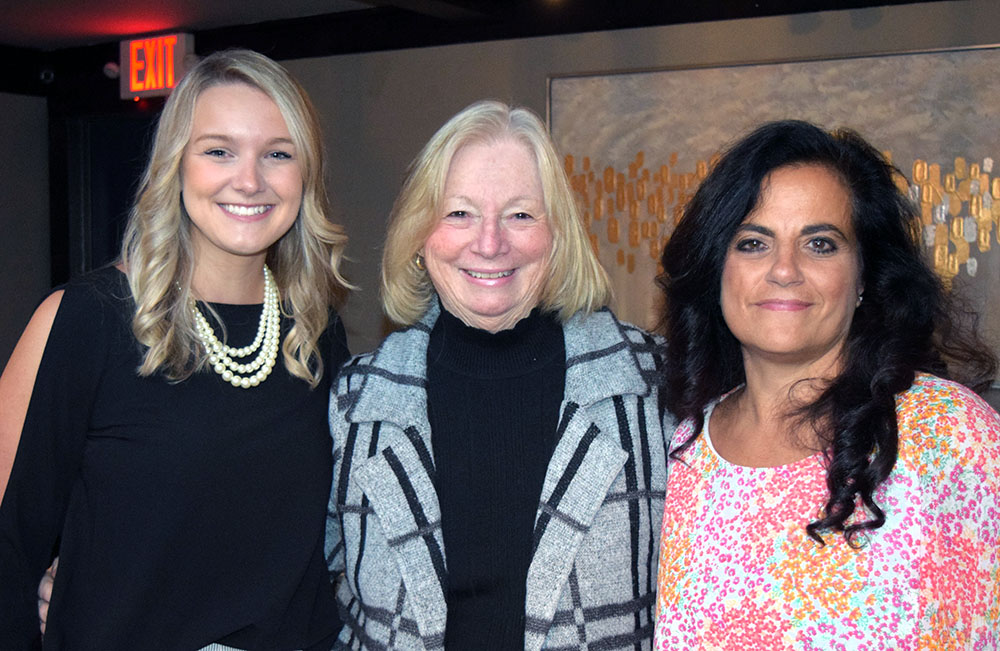 from left: Board member Paige Decker, Dottie DeNunzio and Vice President of NHR’s Board Rita McPeck